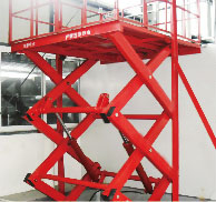 剪叉式電動升降貨梯，固定式液壓升降貨梯