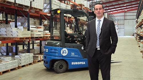 比亞迪叉車在歐洲